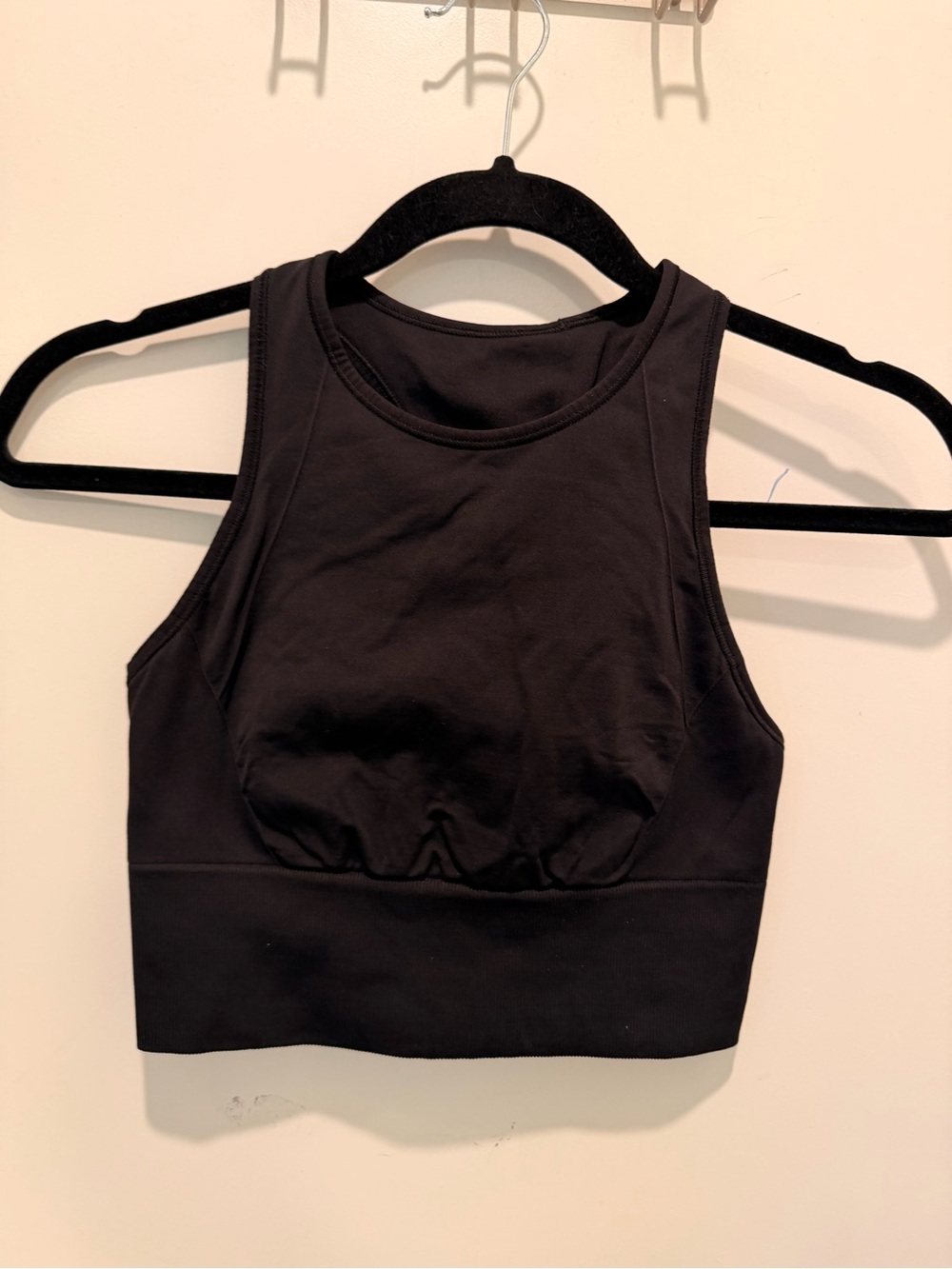 Lululemon Align High Neck
Ribbed Long Line Bra Size 4
Black